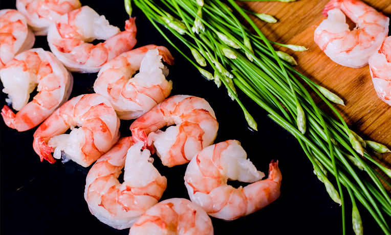 Cooked Peeled & Deveined Tail Off Black Tiger Shrimp (CPND BT)